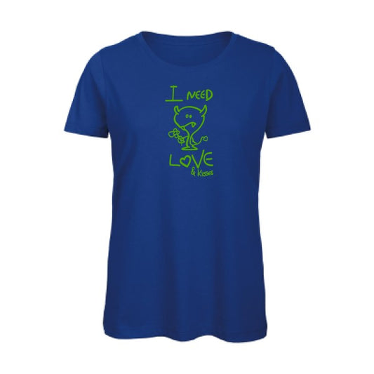 T shirt humour bio femme   femme bio|LOVER Vert pomme 