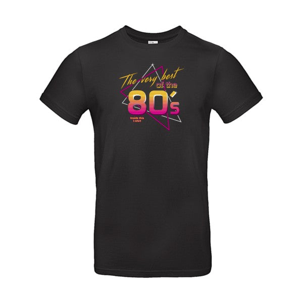 T-shirt humour original Annee 80S T Shirt couleur Black