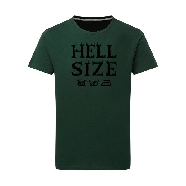 HELL SIZE ! - Flex noir Tshirt original Bottle Green  2XL