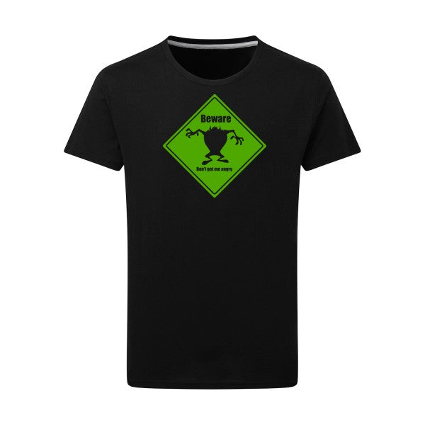 BEWARE vert pomme -Flex vert pomme sur T-shirt SG  Dark Black  4XL