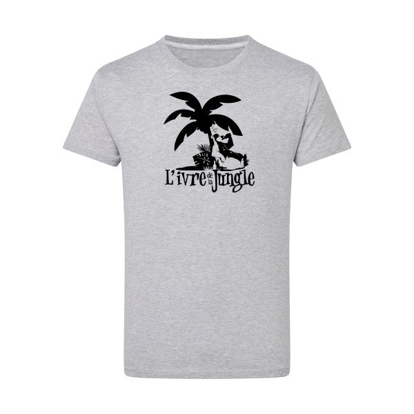 L'ivre de la jungle noir -Flex noir sur T-shirt SG  Light Oxford  5XL