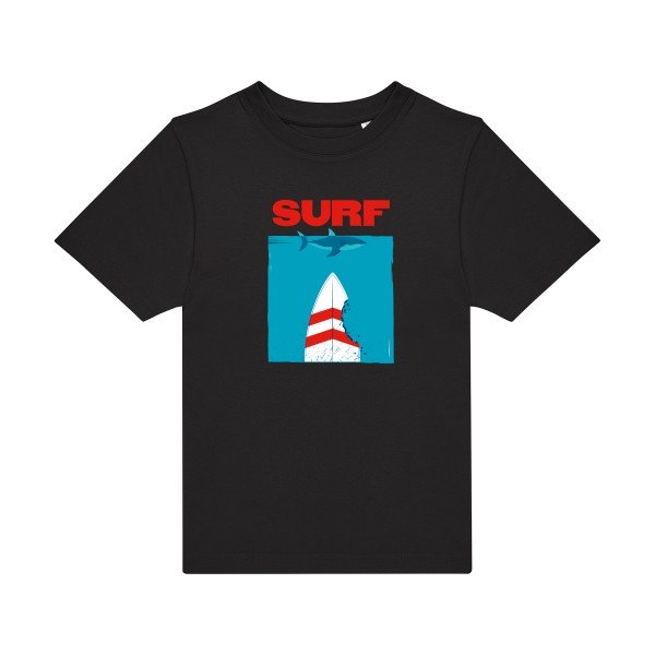 t-shirt humour enfant -SURF- couleur  Black