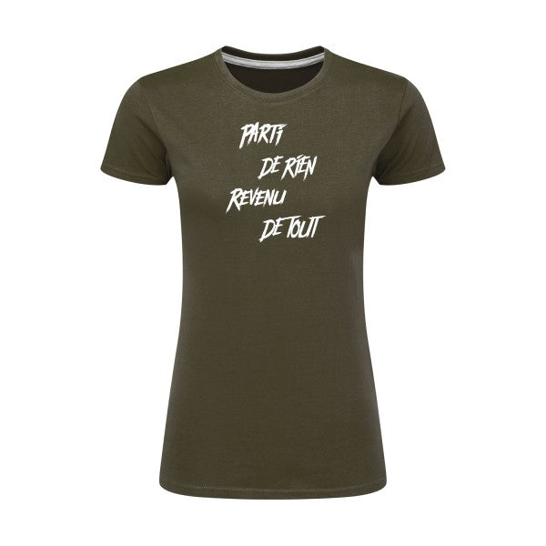 Parti de rien Blanc |T shirt original femme|SG