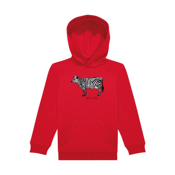 sweat capuche enfant Red drole-de-zebre
