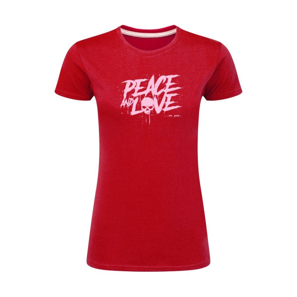 Peace or no peace  |Rose |T shirt original femme|SG