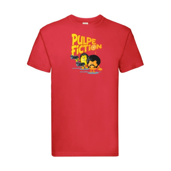 Pulpe Fiction Fruit of the loom 205 g/m² T-shirt/ Red