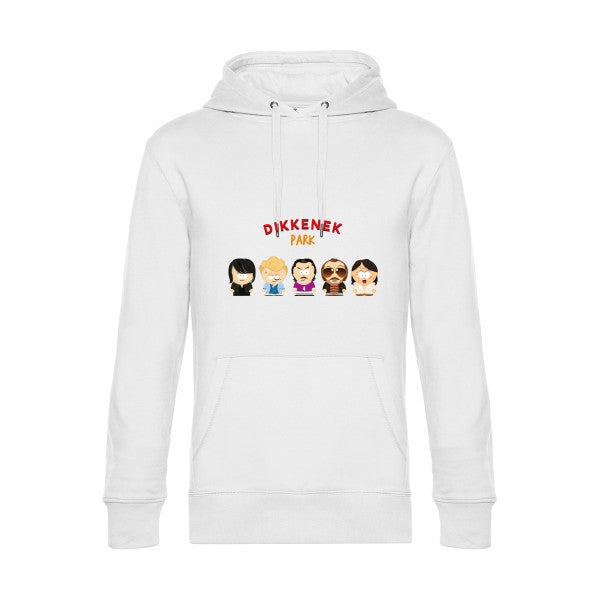 DIKKENEK-PARK- Sweat à capuche original White - RueDuTeeshirt