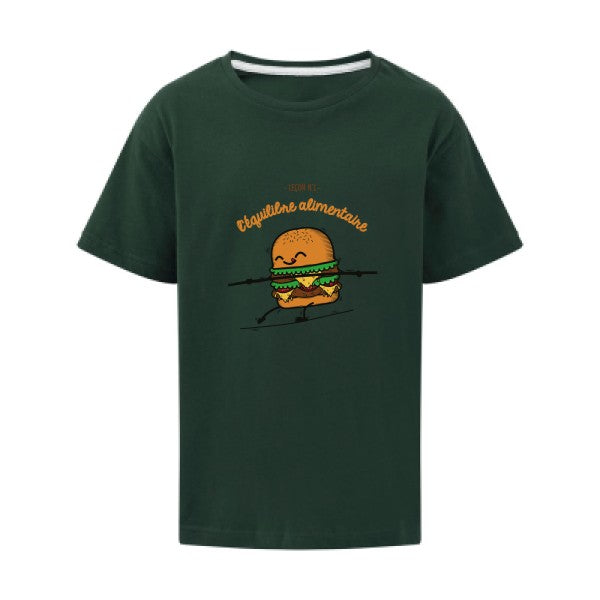 BURGER ADDICT SG - Kids T-shirt enfant Bottle Green Taille 152 (11-12/2XL)