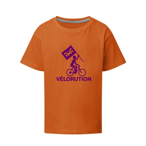 Vélorution Flex Violet SG - Kids T-shirt enfant Orange Taille 152 (11-12/2XL)