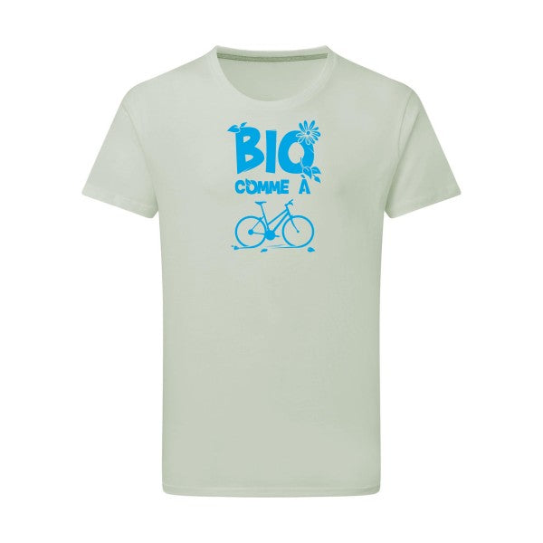 Bio comme un vélo - Flex bleu clair Tshirt original Pastel Macchiato  2XL