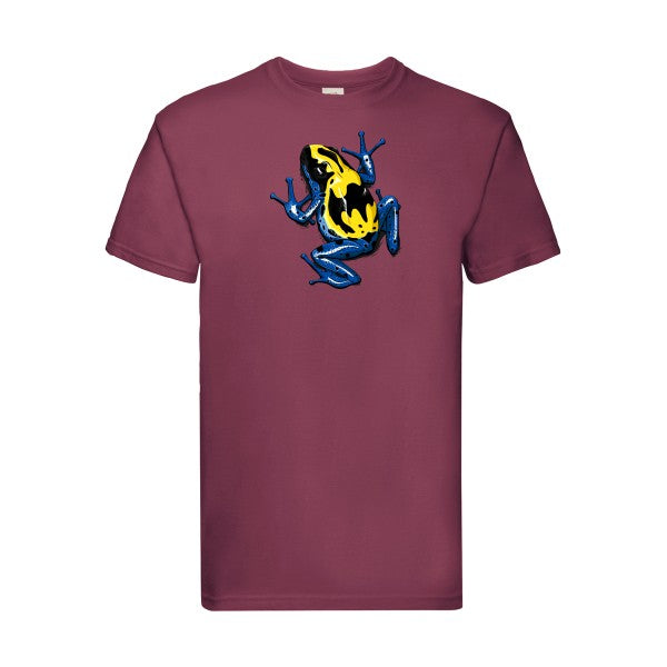 DendroBAT Fruit of the loom 205 g/m² T-shirt/ bordeaux