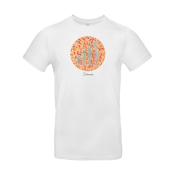 T-shirt humour original Daltonisme T Shirt couleur White