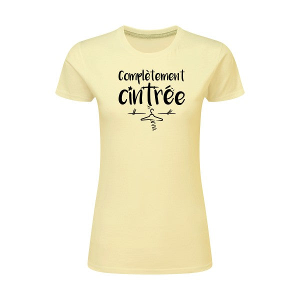 Complètement cintré  |Noir |T shirt original femme|SG