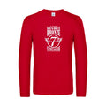 7eme compagnie crew - t shirt- manches- longues- original- humour- Red impression Face