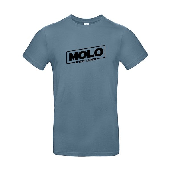 Molo c'est lundiFlex noir- T-shirt E190|Stone Blue||2XL