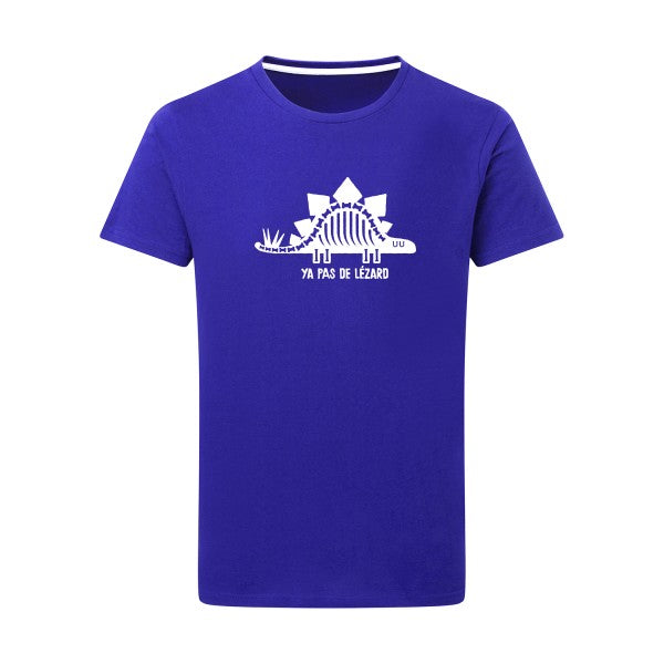 Ya pas de lézard Blanc -Flex Blanc sur T-shirt SG  Royal Blue  5XL