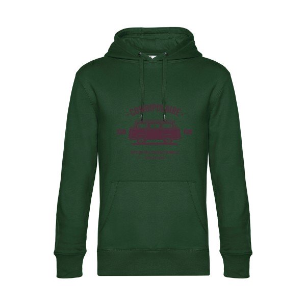 Combipolaire- Sweat à capuche original Bottle Green - RueDuTeeshirt