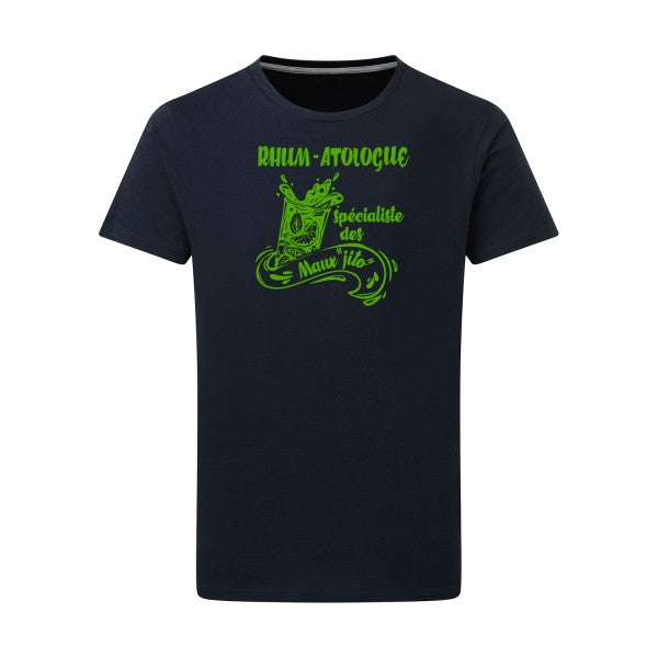 Rhum-atologue - Flex Vert pomme Tshirt original Navy  5XL