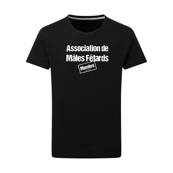 Association de Mâles Fêtards - Flex Blanc Tshirt original Dark Black  4XL