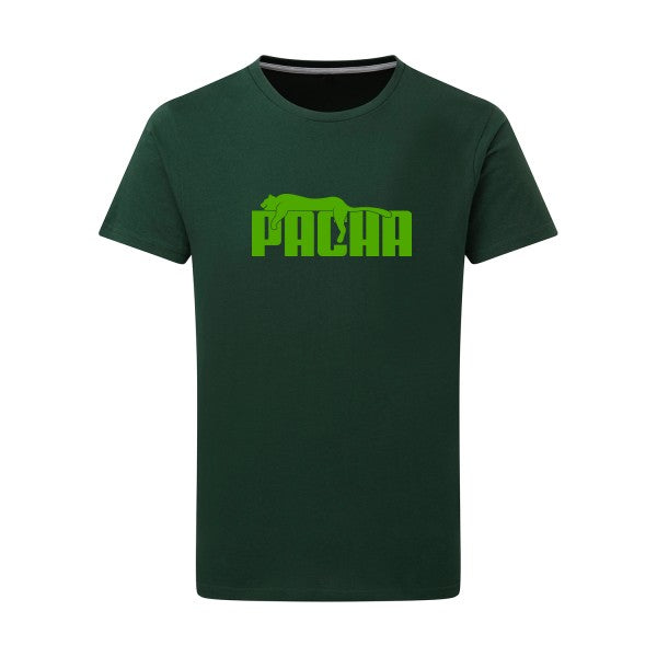 Pacha vert pomme -Flex vert pomme sur T-shirt SG  Bottle Green  2XL