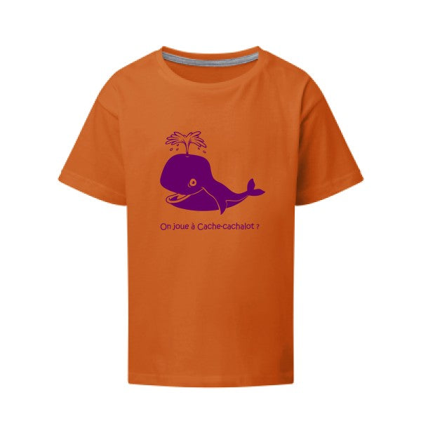 Cache-cachalot Flex Violet SG - Kids T-shirt enfant Orange Taille 152 (11-12/2XL)