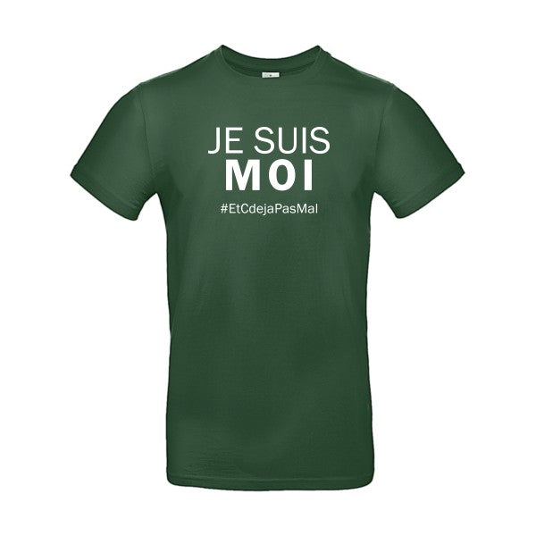 Je suis moiFlex Blanc - E190 T-shirt|Bottle Green||2XL