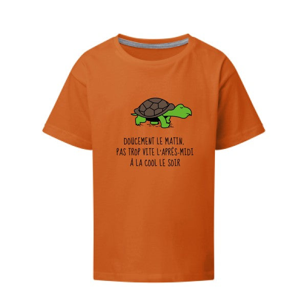 Doucement SG - Kids T-shirt enfant Orange Taille 152 (11-12/2XL)