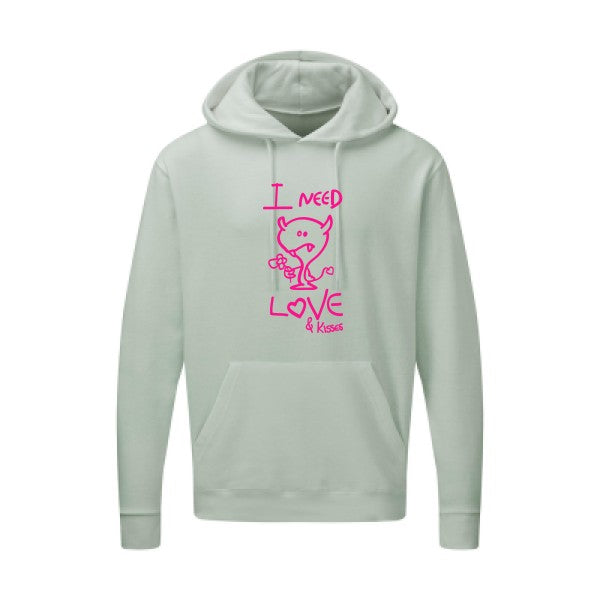 LOVER Rose Fluo SG - Hooded Sweatshirt Sweat capuche