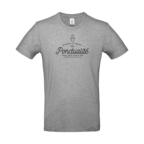 La PonctualitéFlex noir - E190 T-shirt|Sport Grey||5XL