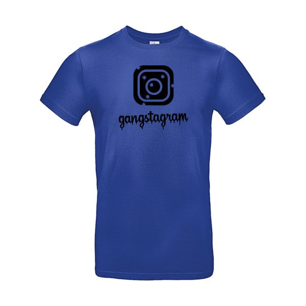 GANGSTAGRAM flex noir B&C - E190 T-shirt|Cobalt Blue||2XL