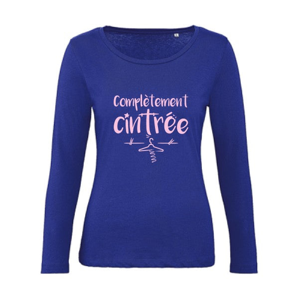 ComplÃ¨tement cintrÃ© Rose |   T shirt manches longues femme|100% bio