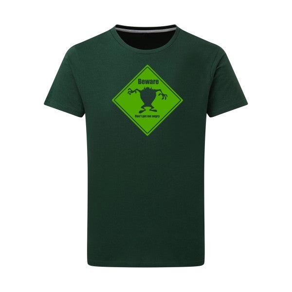 BEWARE vert pomme -Flex vert pomme sur T-shirt SG  Bottle Green  2XL