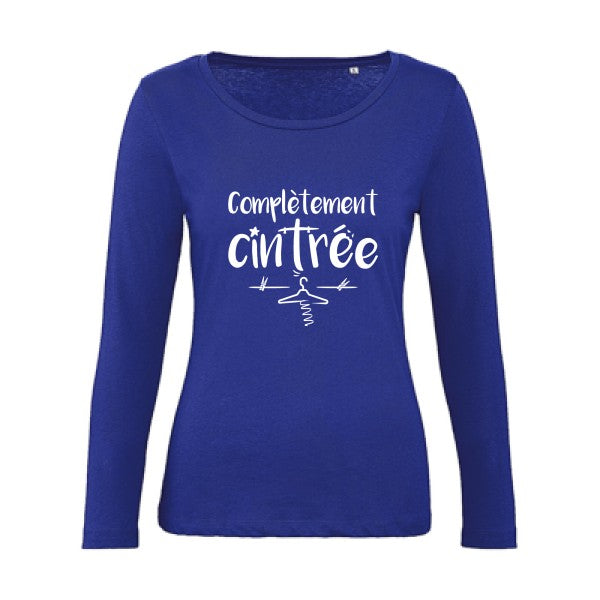 ComplÃ¨tement cintrÃ© Blanc |   T shirt manches longues femme|100% bio