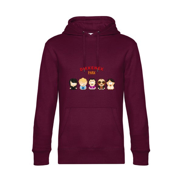 DIKKENEK-PARK- Sweat à capuche original Burgundy - RueDuTeeshirt