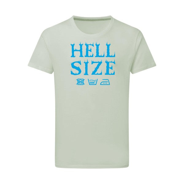 HELL SIZE ! - Flex bleu clair Tshirt original Pastel Macchiato  2XL