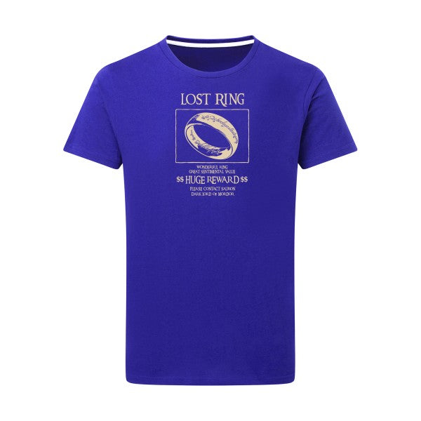 T-shirt homme Lost Ring - T-shirt original avec un design mystique Royal Blue 5XL