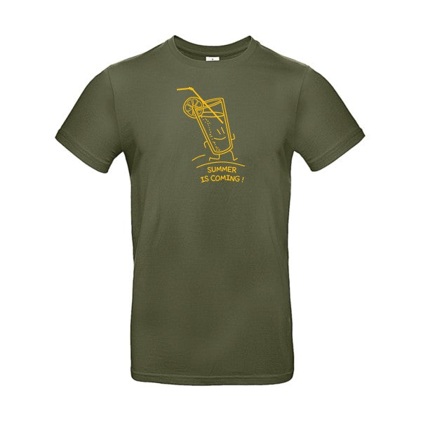 Summer is coming !Flex jaune or - E190 T-shirt|Urban Khaki||2XL