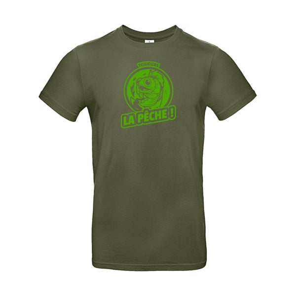 Toujours la pêche ! flex Vert pomme B&C - E190 T-shirt|Urban Khaki||2XL