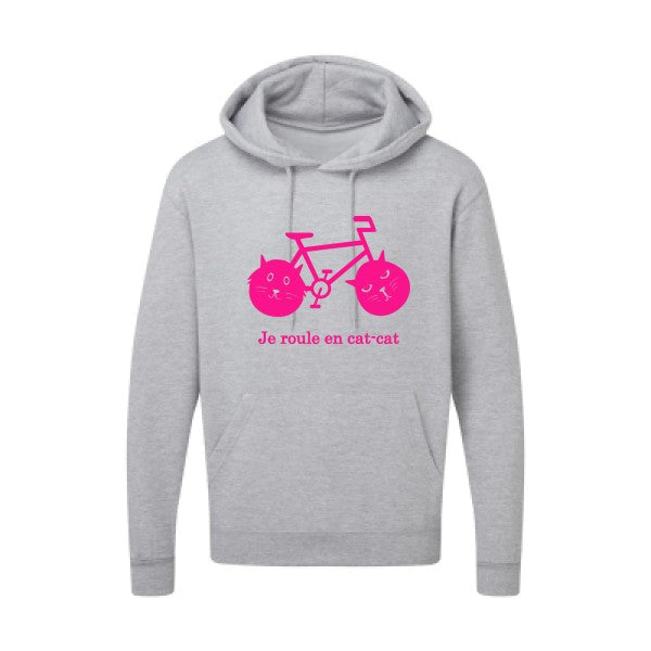 cat-cat bike Rose Fluo SG - Hooded Sweatshirt Sweat capuche