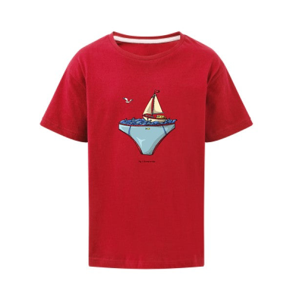 Ta mer en slip SG - Kids T-shirt enfant Red Taille 152 (11-12/2XL)