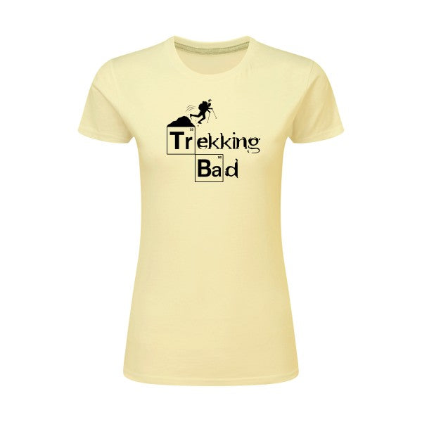 Trekking bad | Noir |T shirt original femme|SG