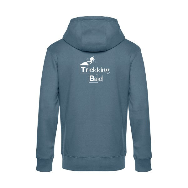 Trekking-bad sweat shirt original nordic blue flex Blanc impression Dos