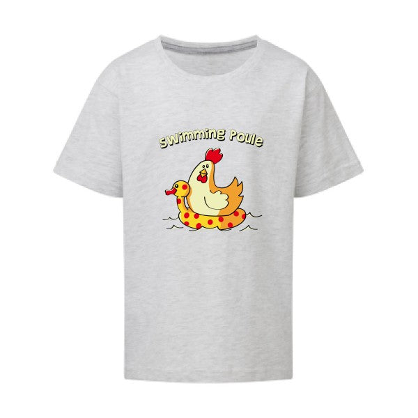 swimming poule SG - Kids T-shirt enfant Ash Grey Taille 152 (11-12/2XL)