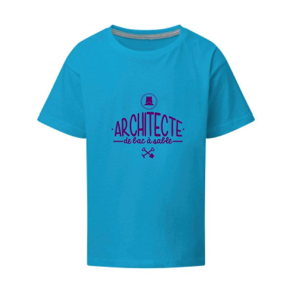 Architecte de bac à sable Flex Violet SG - Kids T-shirt enfant Turquoise Taille 152 (11-12/2XL)