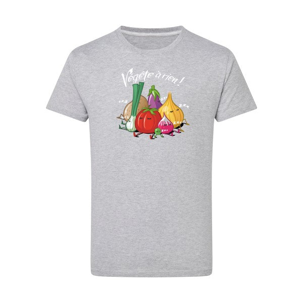 T-shirt homme Vegete à rien - T-shirt décalé pour les fainéants Light Oxford 5XL