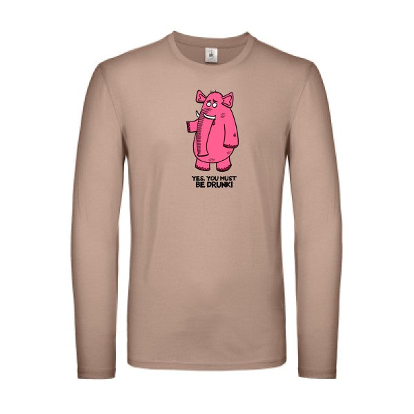 Pink elephant B&C - E150 LSL T-shirt manches longues léger