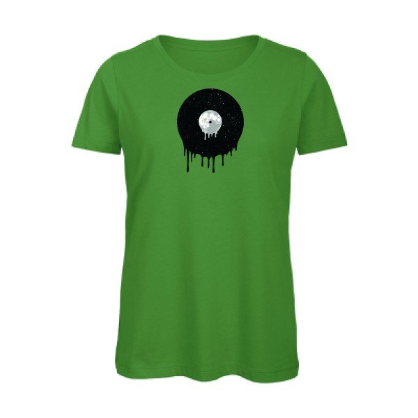 In-the-sky- - t-shirt original femme Real Green