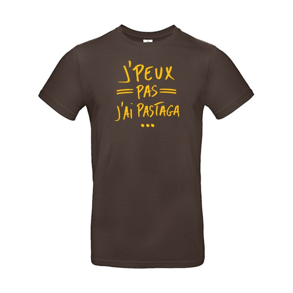 J'peux pas j'ai pastagaFlex jaune or- T-shirt E190|Brown||2XL