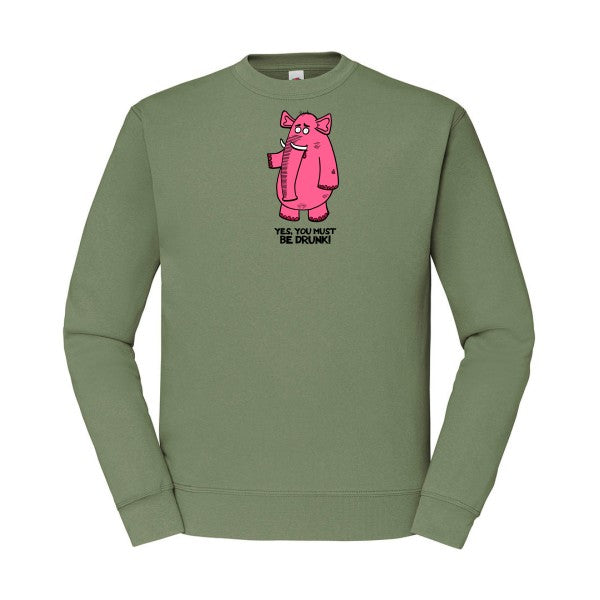 Pink elephant Fruit of the loom 280 g/m² Sweat shirt