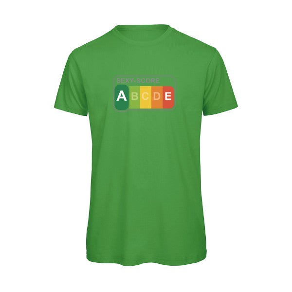 T-shirt humour original Sexy Score T Shirt couleur Real Green